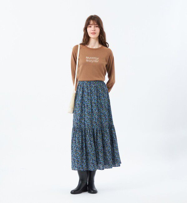 MACKINTOSH PHILOSOPHY「ライティングロゴニット」|ニット・セーター|