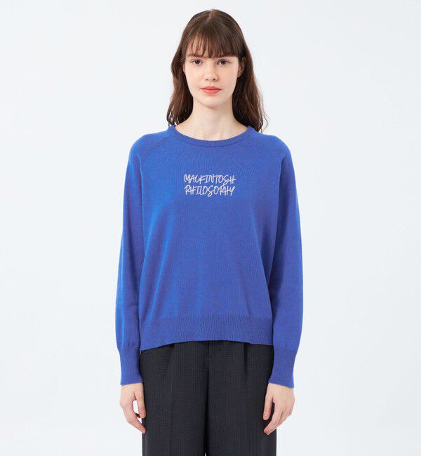 MACKINTOSH PHILOSOPHY「ライティングロゴニット」|ニット・セーター|
