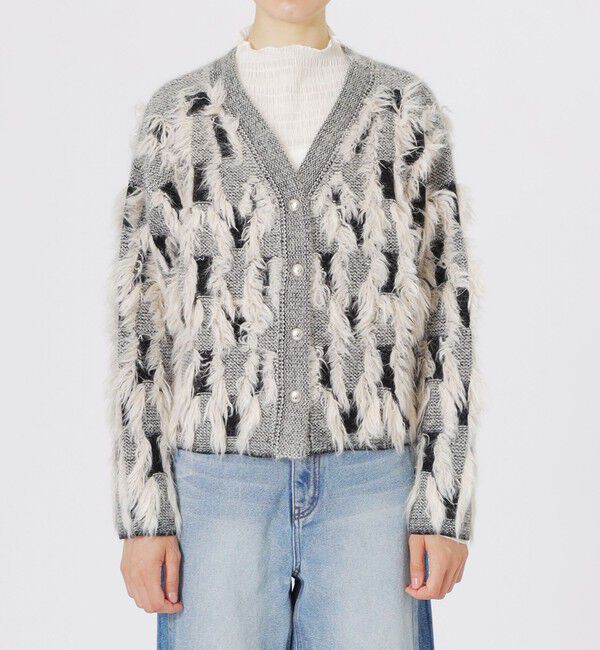  「ジャカードニットカーディガン」|ニット・セーター|