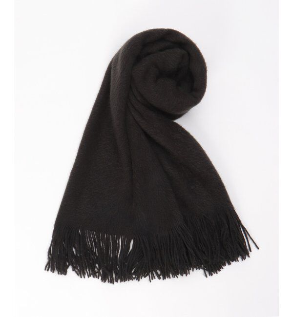 ikka「ミンクタッチマフラー」|マフラー|ブラック