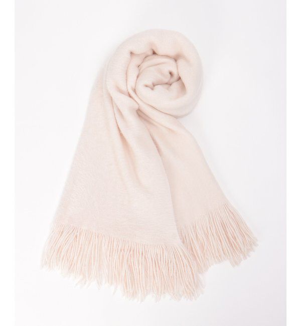 ikka「ミンクタッチマフラー」|マフラー|アイボリー