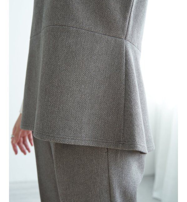 IKKA LOUNGE「【2点セット】GOKU楽ペプラムジレセット」|ワンピース|