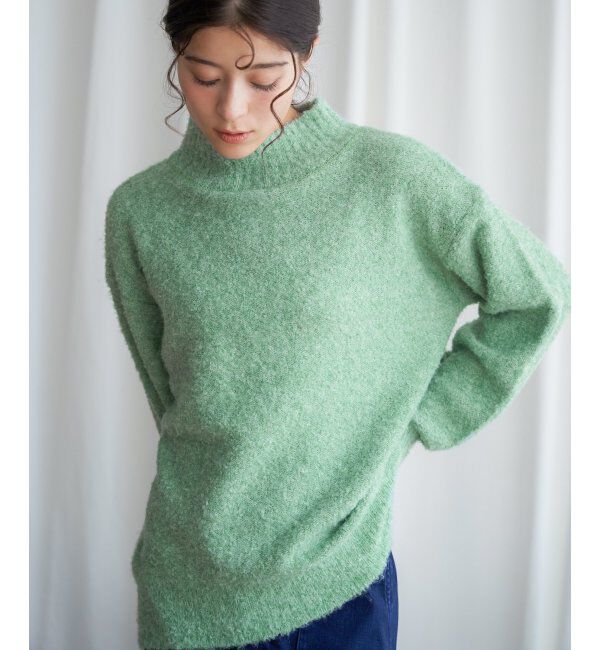 Lbc with Life「ラメブークレーハイネックプルオーバー」|カーディガン|