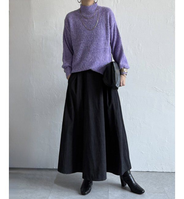 Lbc with Life「ラメブークレーハイネックプルオーバー」|カーディガン|