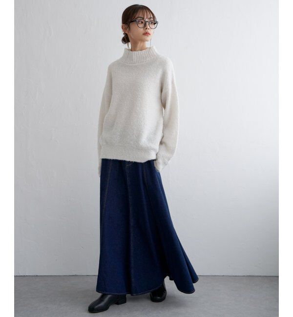 Lbc with Life「ラメブークレーハイネックプルオーバー」|カーディガン|