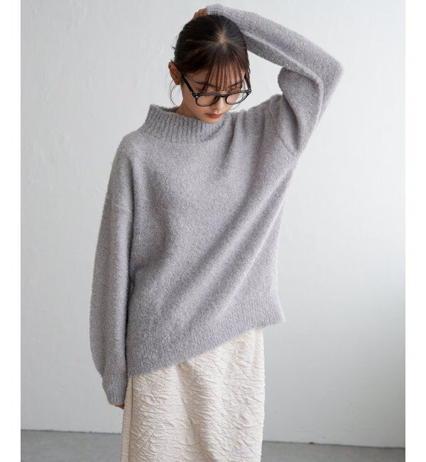 Lbc with Life「ラメブークレーハイネックプルオーバー」|カーディガン|