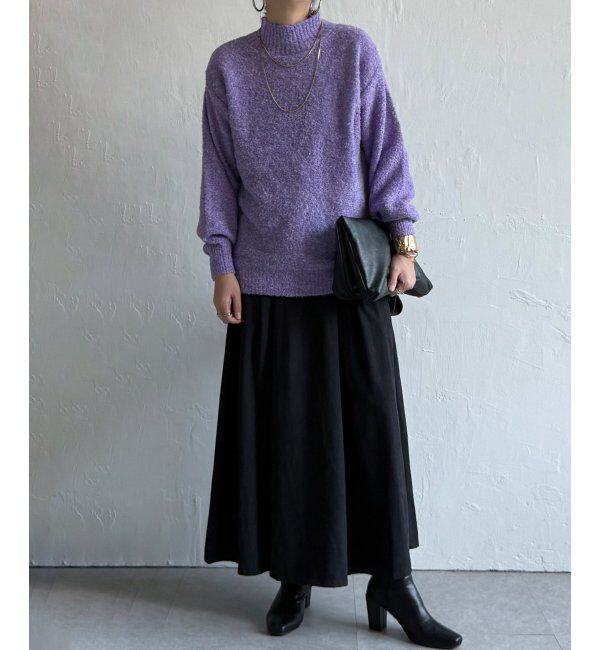 Lbc with Life「ラメブークレーハイネックプルオーバー」|カーディガン|