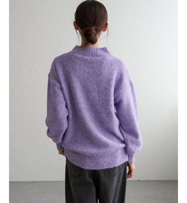 Lbc with Life「ラメブークレーハイネックプルオーバー」|カーディガン|