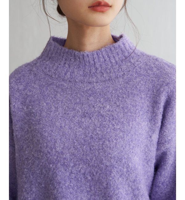 Lbc with Life「ラメブークレーハイネックプルオーバー」|カーディガン|