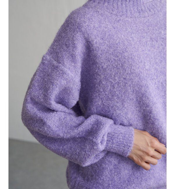 Lbc with Life「ラメブークレーハイネックプルオーバー」|カーディガン|