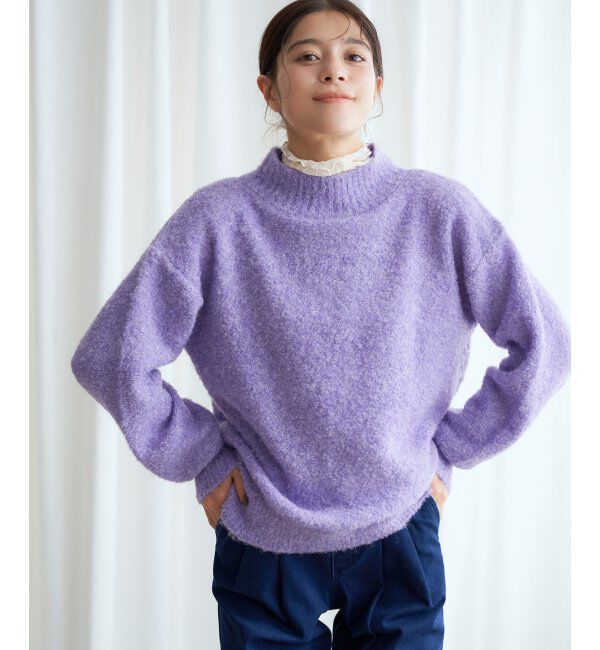 Lbc with Life「ラメブークレーハイネックプルオーバー」|カーディガン|