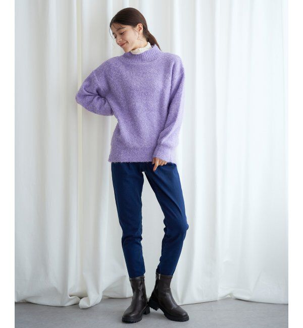 Lbc with Life「ラメブークレーハイネックプルオーバー」|カーディガン|
