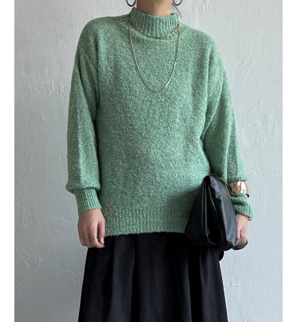 Lbc with Life「ラメブークレーハイネックプルオーバー」|カーディガン|