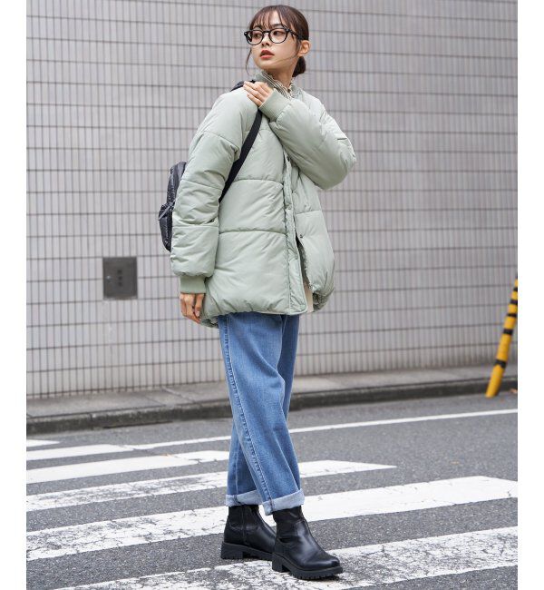 Lbc with Life「中綿リブブルゾン」|ブルゾン・スタジャン|