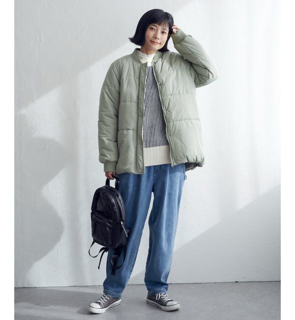 Lbc with Life「中綿リブブルゾン」|ブルゾン・スタジャン|