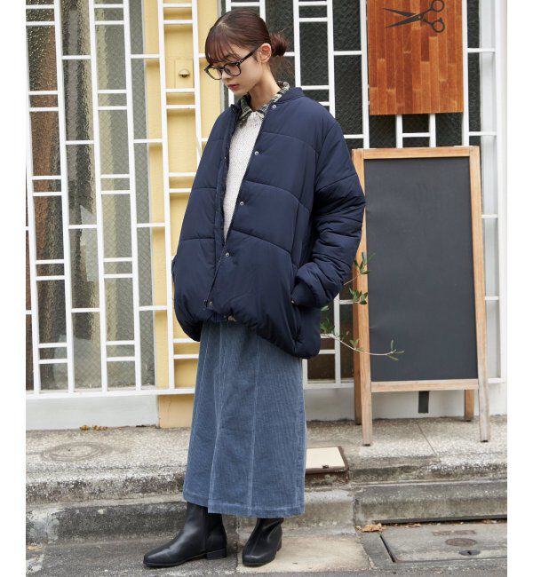 Lbc with Life「中綿リブブルゾン」|ブルゾン・スタジャン|