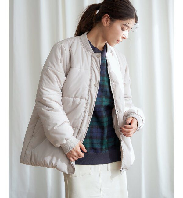 Lbc with Life「中綿リブブルゾン」|ブルゾン・スタジャン|