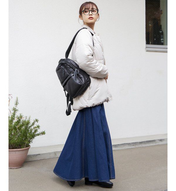 Lbc with Life「中綿リブブルゾン」|ブルゾン・スタジャン|