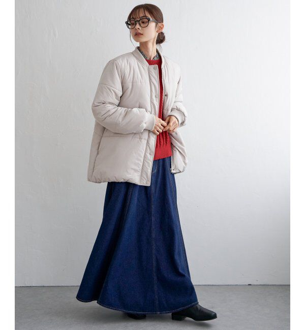 Lbc with Life「中綿リブブルゾン」|ブルゾン・スタジャン|