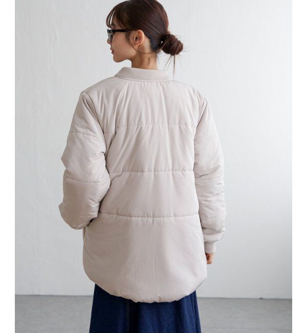 Lbc with Life「中綿リブブルゾン」|ブルゾン・スタジャン|