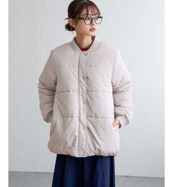 Lbc with Life「中綿リブブルゾン」|ブルゾン・スタジャン|