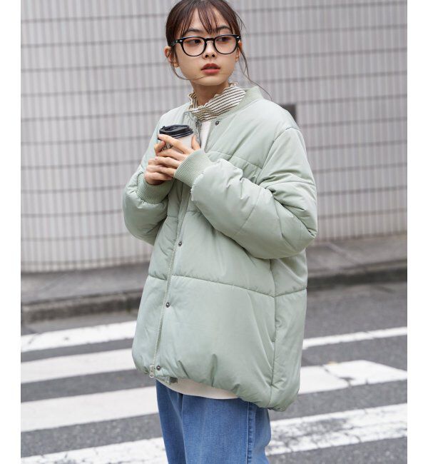 Lbc with Life「中綿リブブルゾン」|ブルゾン・スタジャン|