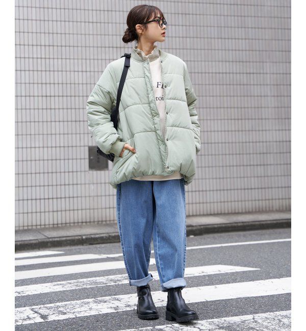 Lbc with Life「中綿リブブルゾン」|ブルゾン・スタジャン|