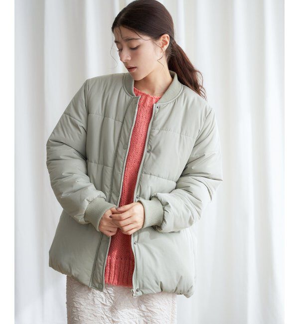 Lbc with Life「中綿リブブルゾン」|ブルゾン・スタジャン|