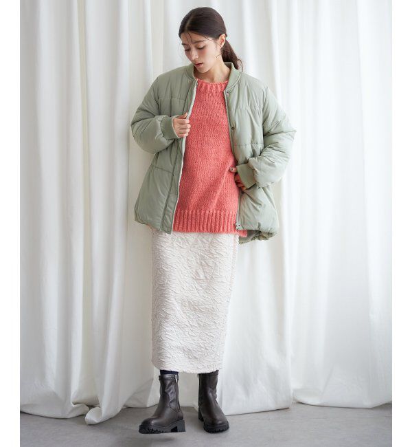 Lbc with Life「中綿リブブルゾン」|ブルゾン・スタジャン|