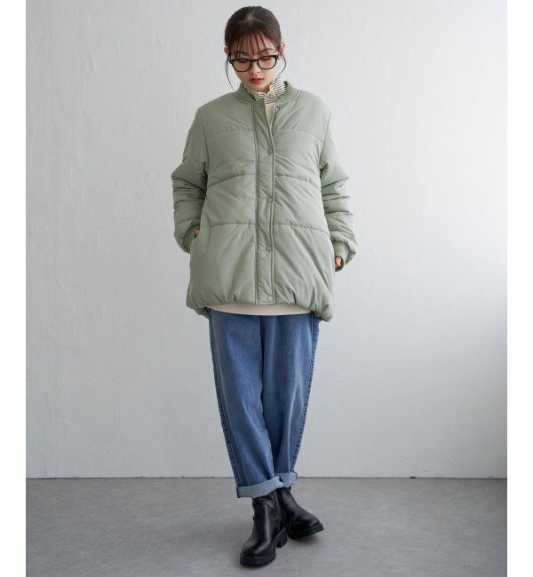 Lbc with Life「中綿リブブルゾン」|ブルゾン・スタジャン|