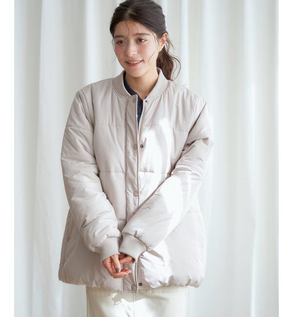 Lbc with Life「中綿リブブルゾン」|ブルゾン・スタジャン|