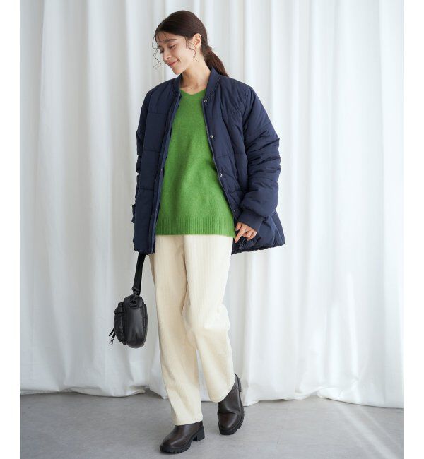 Lbc with Life「中綿リブブルゾン」|ブルゾン・スタジャン|