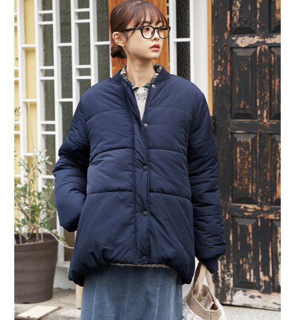 Lbc with Life「中綿リブブルゾン」|ブルゾン・スタジャン|