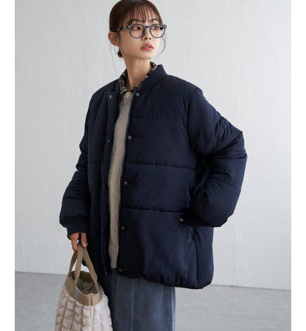 Lbc with Life「中綿リブブルゾン」|ブルゾン・スタジャン|