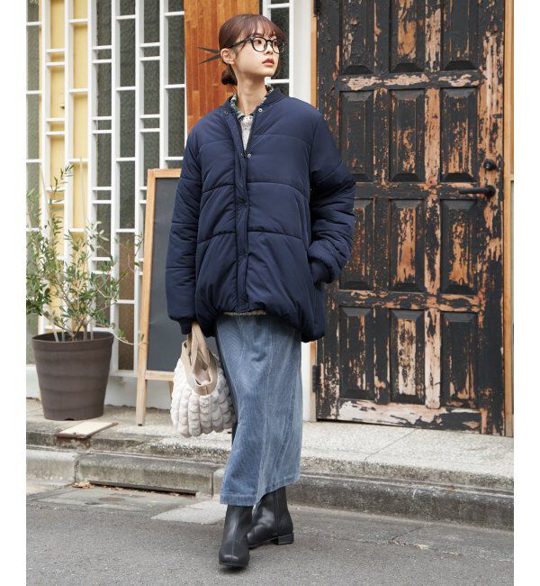 Lbc with Life「中綿リブブルゾン」|ブルゾン・スタジャン|