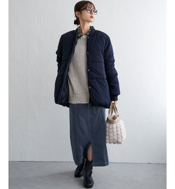 Lbc with Life「中綿リブブルゾン」|ブルゾン・スタジャン|