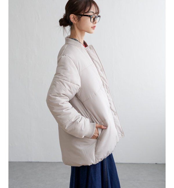 Lbc with Life「中綿リブブルゾン」|ブルゾン・スタジャン|