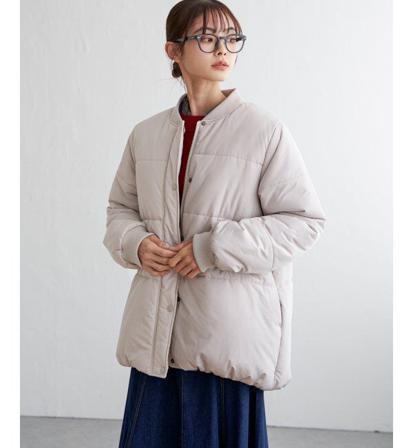 Lbc with Life「中綿リブブルゾン」|ブルゾン・スタジャン|