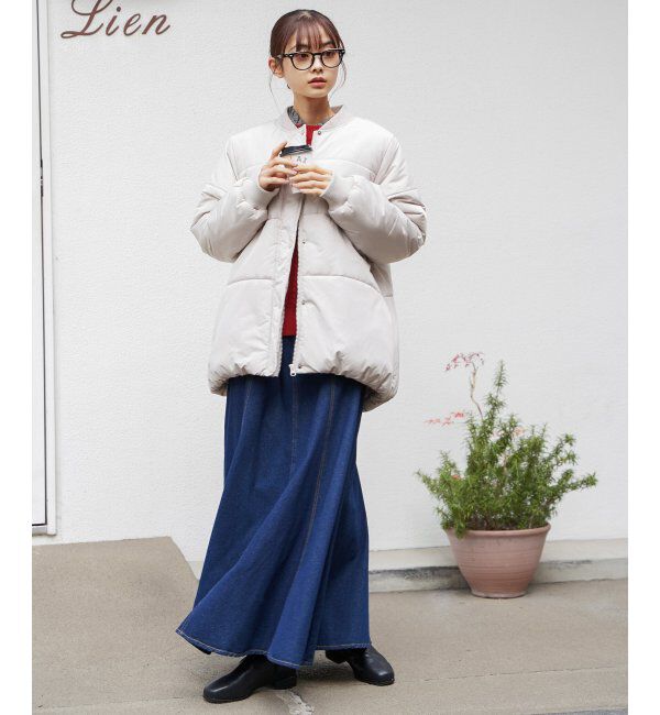 Lbc with Life「中綿リブブルゾン」|ブルゾン・スタジャン|