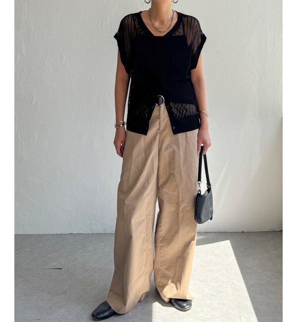 Lbc with Life「透かし編み2WAYベスト」|ニット・セーター|