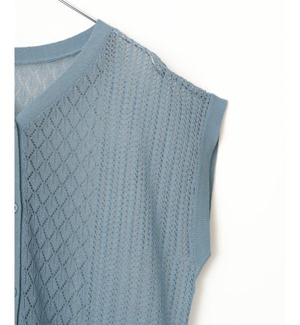 Lbc with Life「透かし編み2WAYベスト」|ニット・セーター|