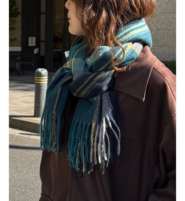 Lbc with Life「チェックカラーマフラー」|マフラー|