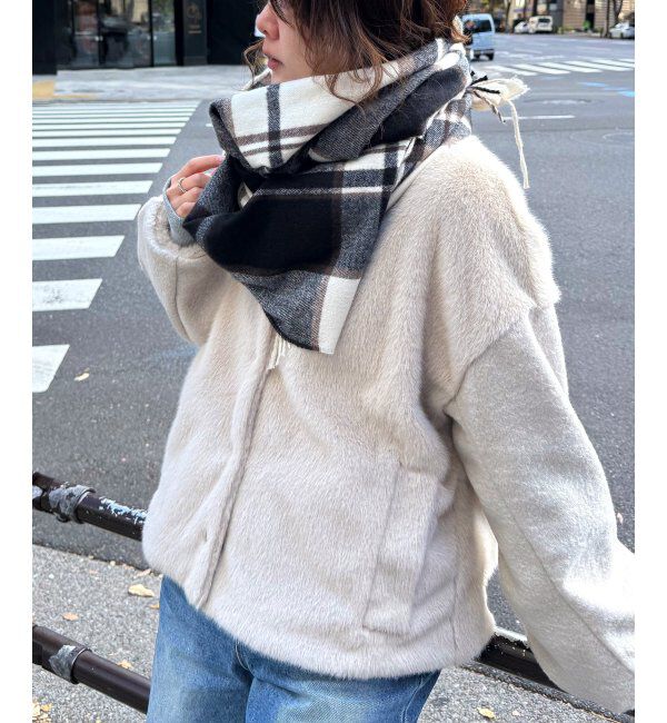 Lbc with Life「チェックカラーマフラー」|マフラー|