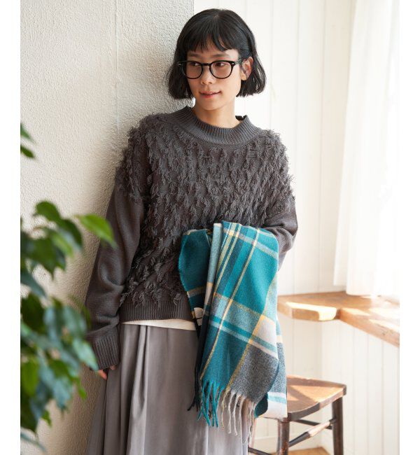 Lbc with Life「チェックカラーマフラー」|マフラー|