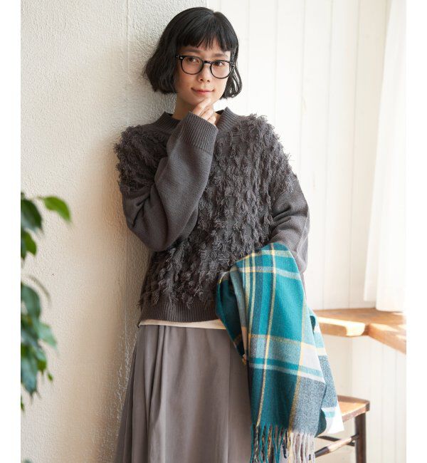 Lbc with Life「チェックカラーマフラー」|マフラー|