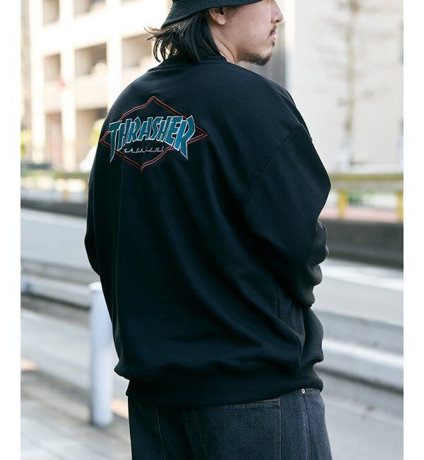 VENCE share style「THRASHER スラッシャー ダイヤロゴスウェット」|スウェット・ジャージ|