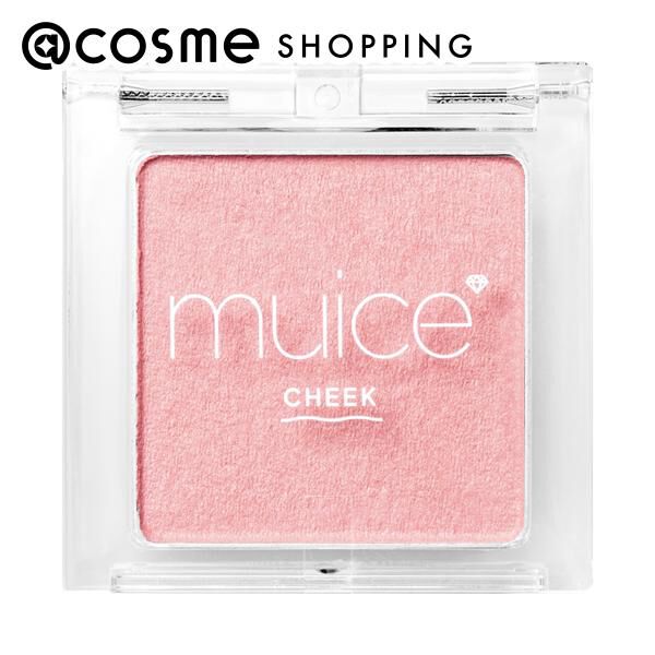  「muice ぽわんチーク 03ばぶみピンク (3.6g)」|チーク|その他