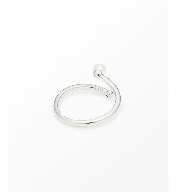 Jouete「ダイヤモンド&times;パール フォークリング」|リング|