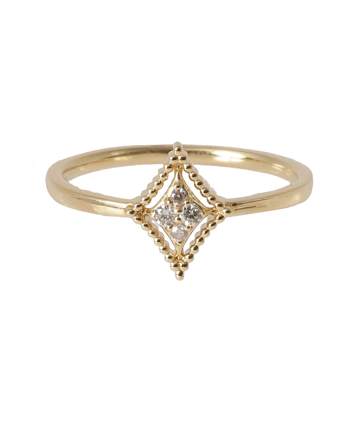 Samantha Tiara「K18 YG ダイヤモンドリング」|リング|