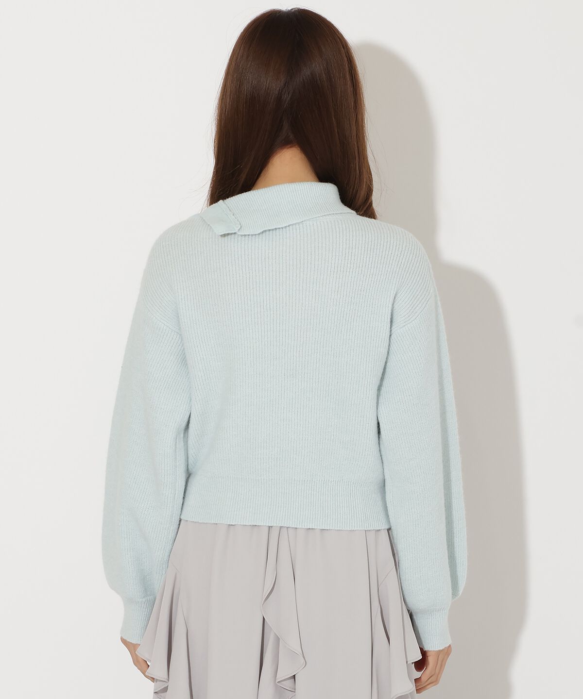 アンドクチュール「ショルダーボタンマルチウェイニットプルオーバー」|ニット・セーター|